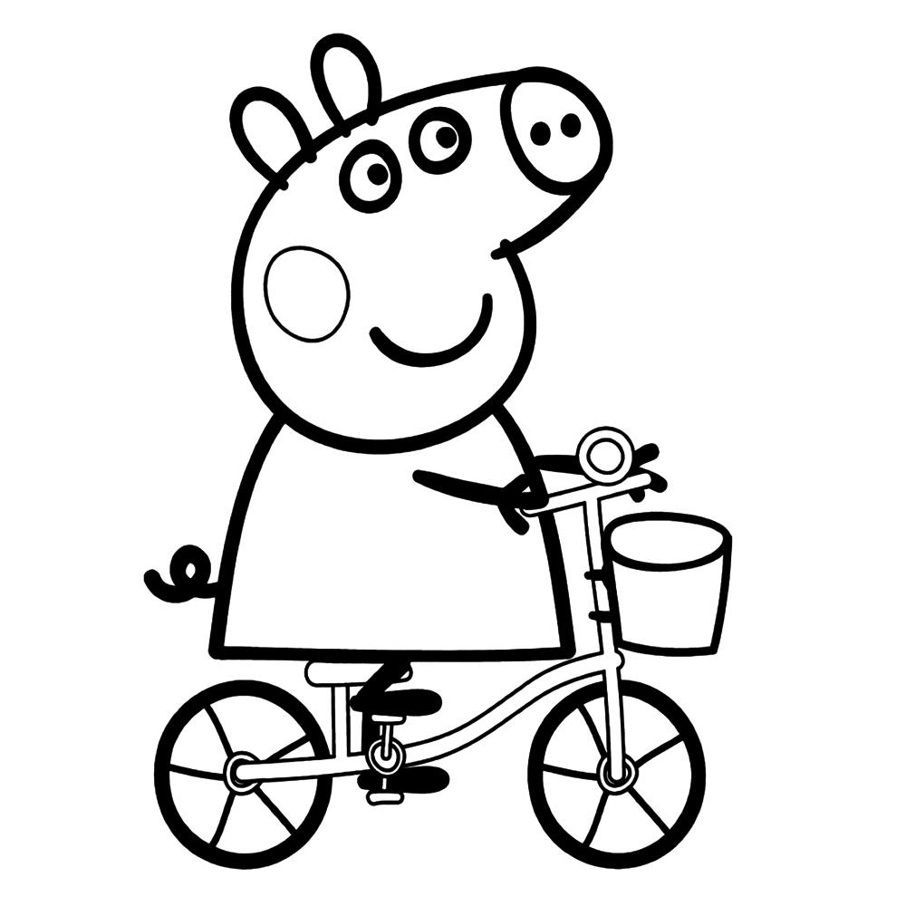 Leuk Voor Kids Peppa Op De Fiets