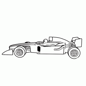 Formule 1 racewagens kleurplaten | Leuk voor kids
