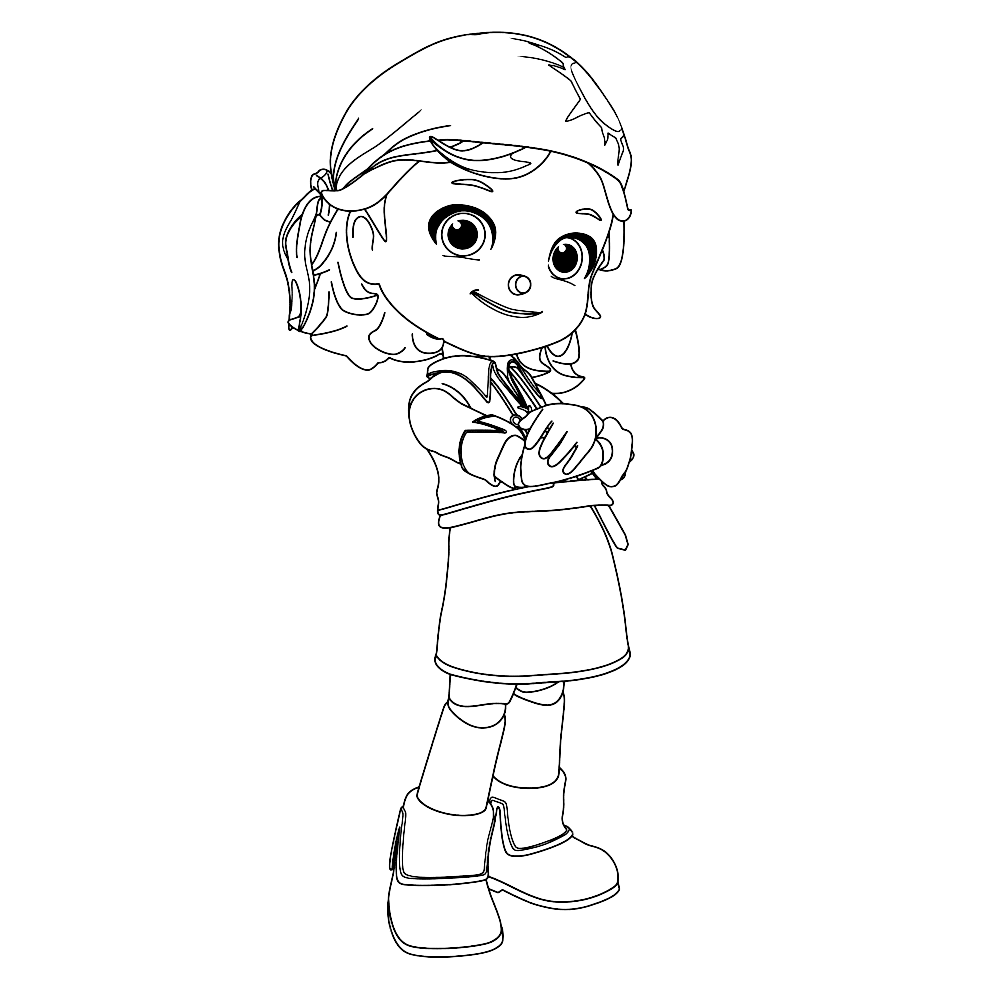 Leuk voor kids Rainbow Ruby kleurplaat Leuk voor kids Rainbow Ruby kleurplaat