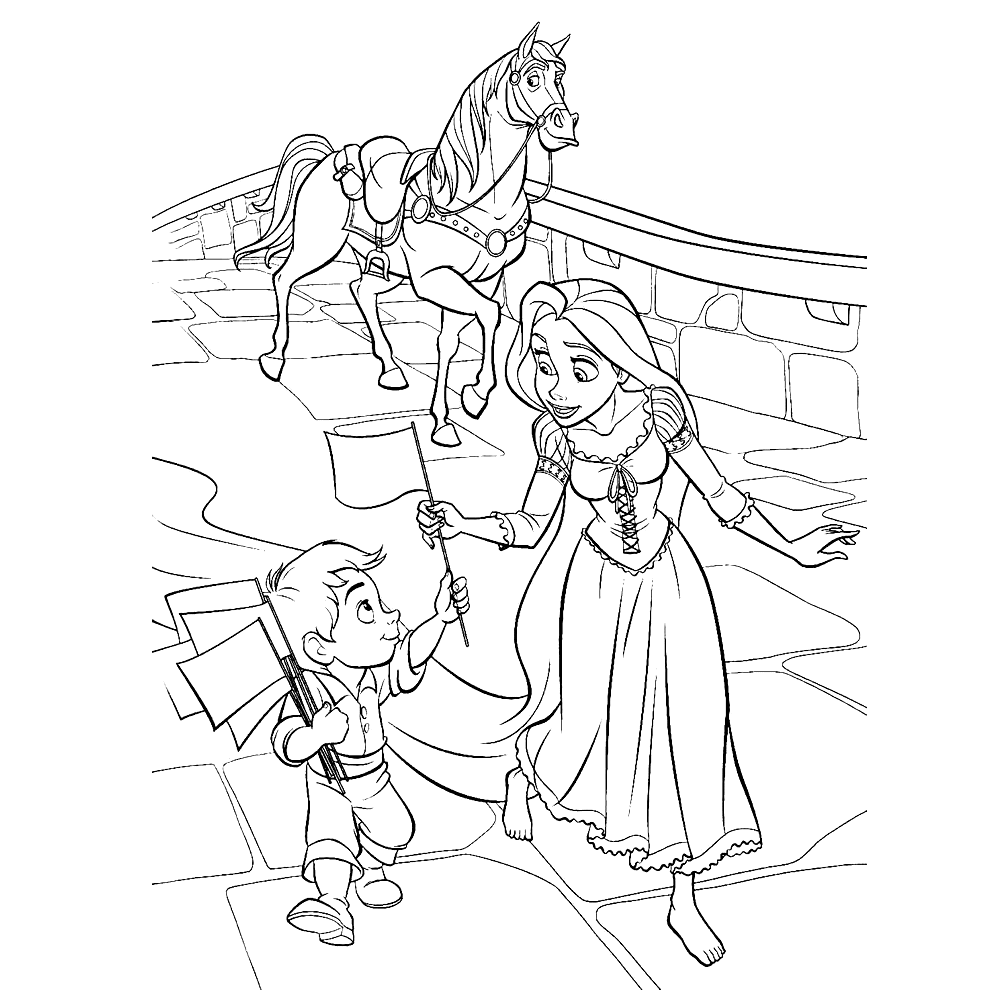 Leuk Voor Kids Rapunzel Met Maximus