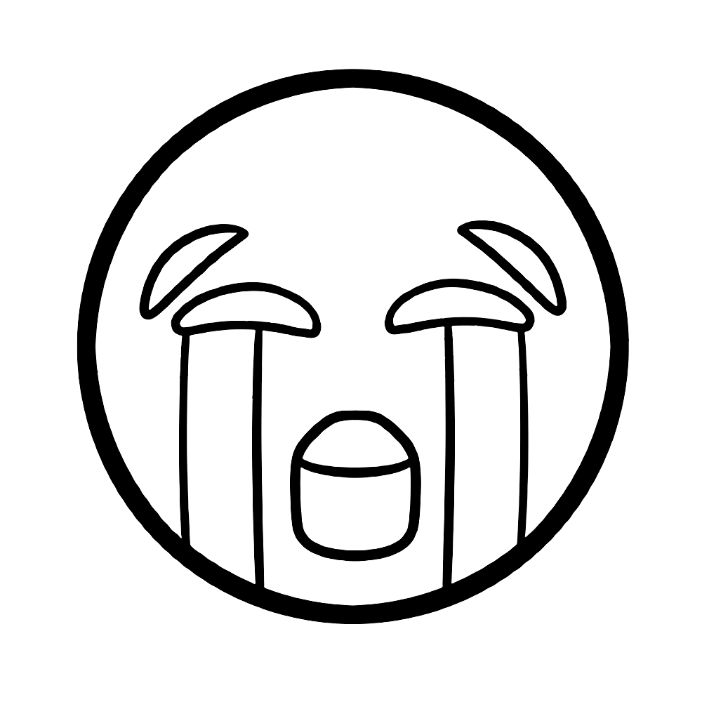 Kleurplaat Unicorn Emoji