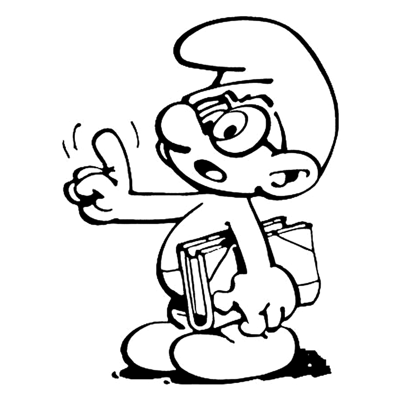 Leuk voor kids Brilsmurf