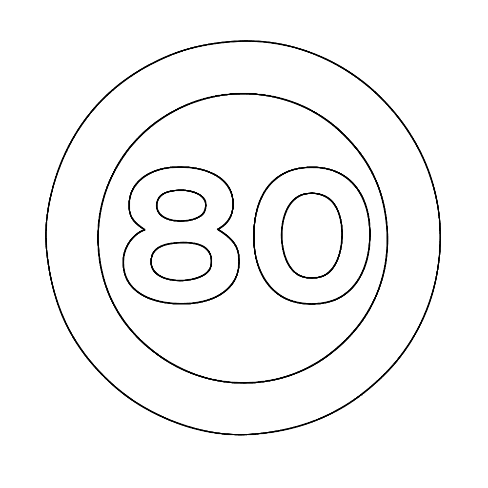 Leuk voor kids maximum snelheid 80 km per uur