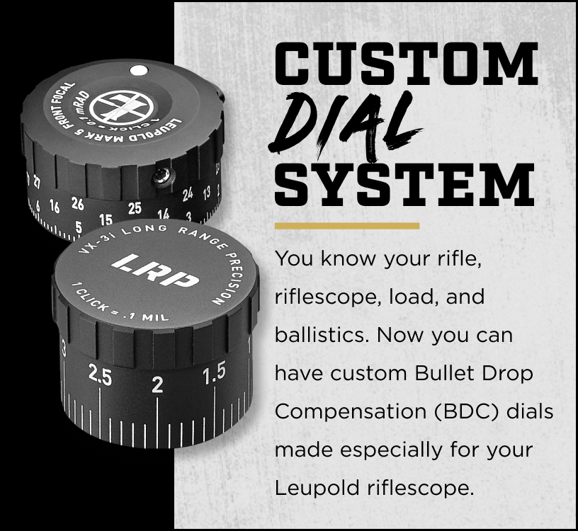 Custom Dial System Leupold