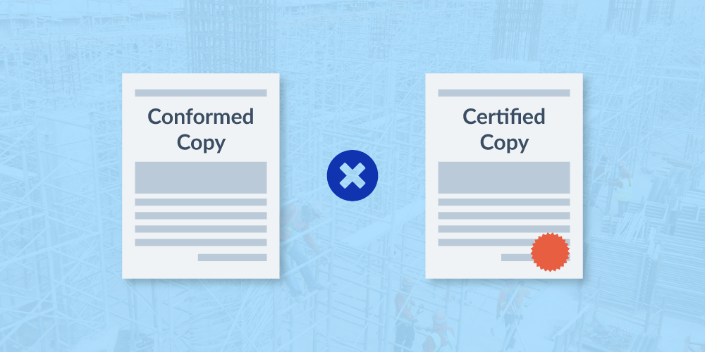 Conformed Copy vs. Certified Copy Which Type of Document Do You Need?