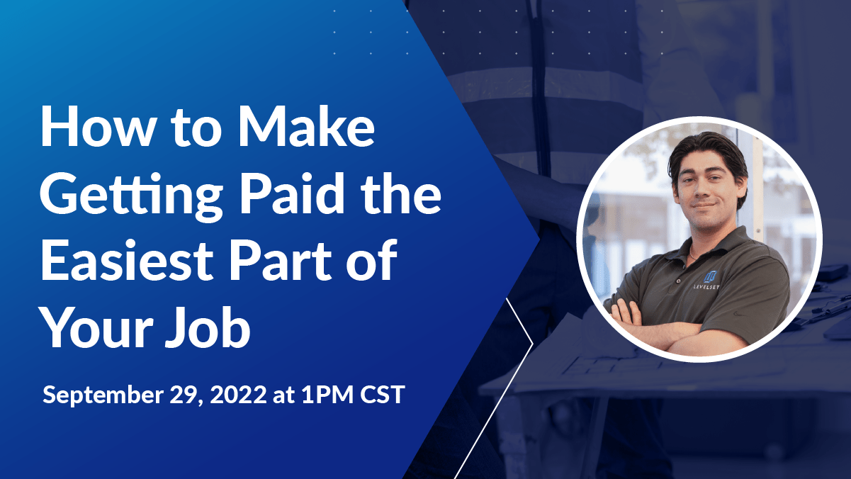 Construction Payment & Finance inars Levelset