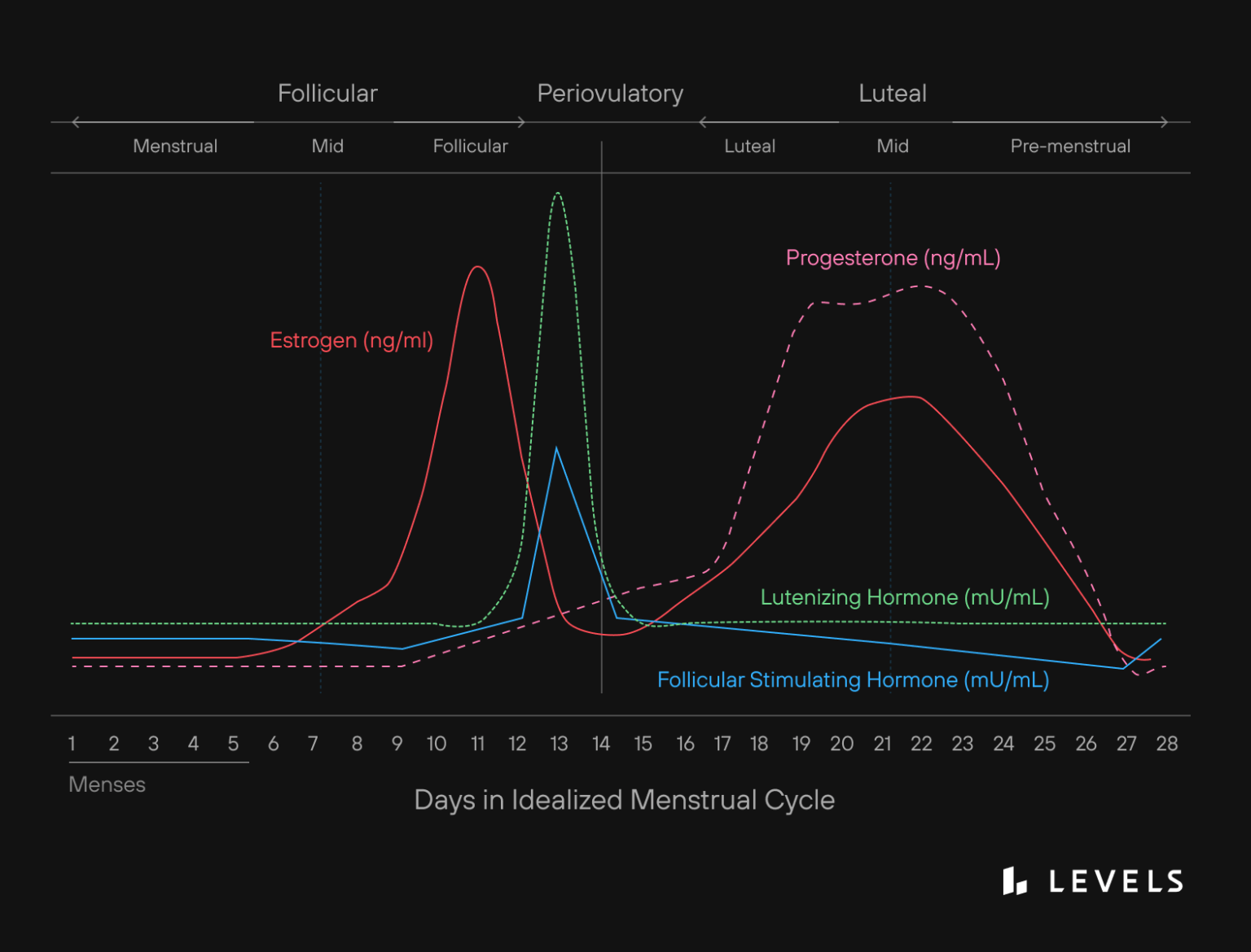 How does the menstrual cycle affect blood sugar levels? Levels