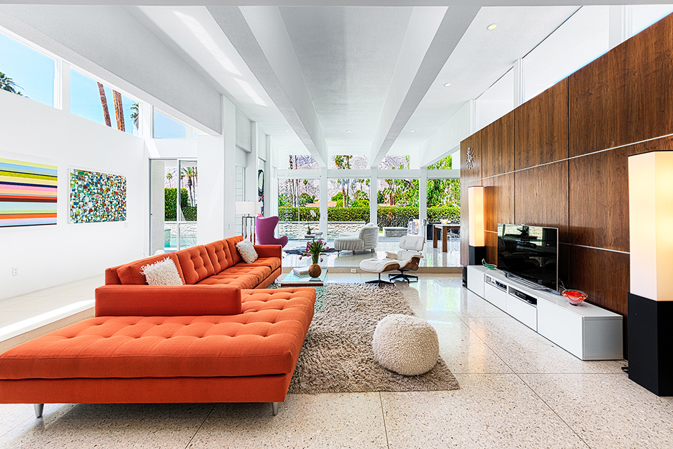 Mid Century Modern Sunken Living Room