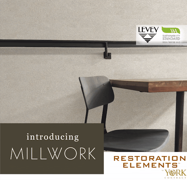 Versatile New Pattern Millwork Wallcovering Levey Wallcovering News