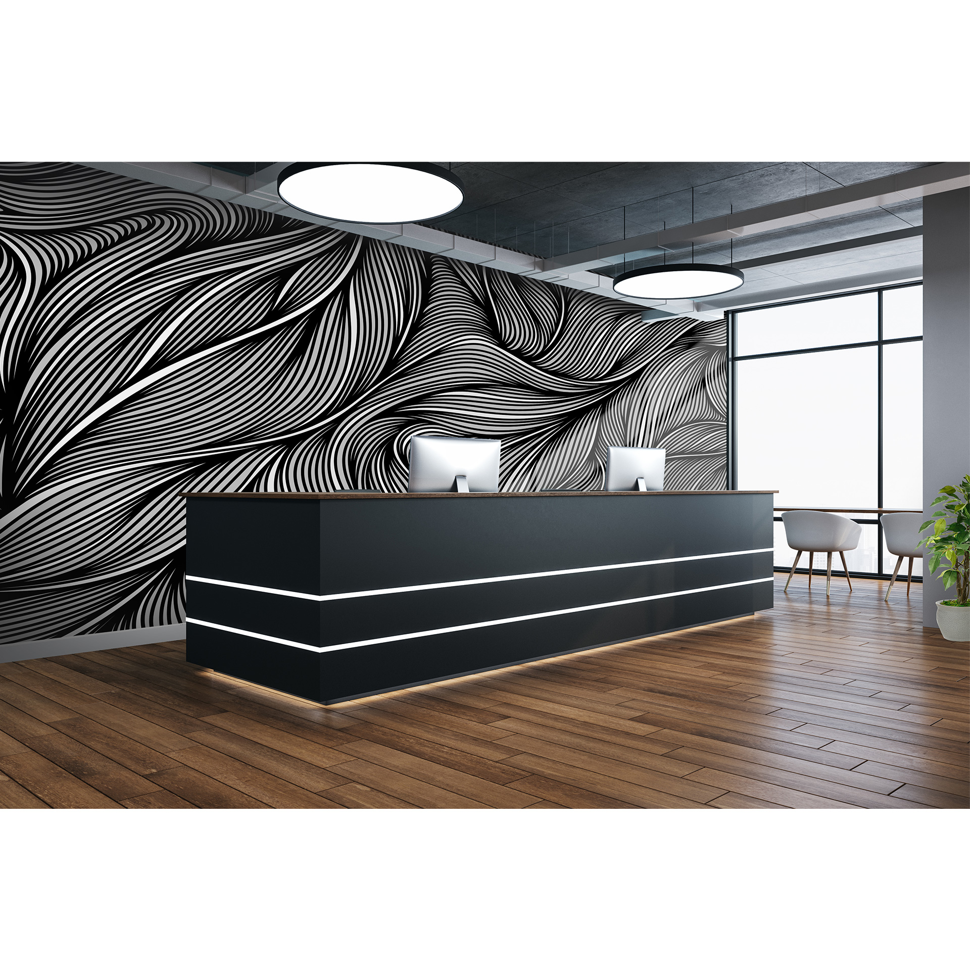 DGNE2207 Digital Wallcovering LEVEY Canada's National
