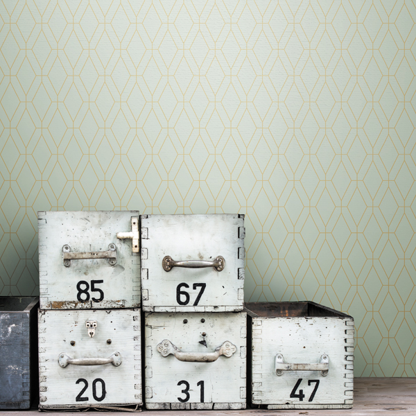 Wallcovering Vinyl Geometric Levey Wallcovering and Interior Finishes