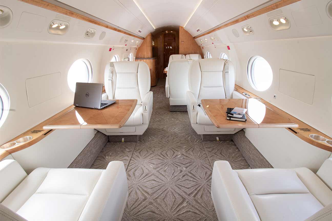 Gulfstream G550 Available for Air Charter & Private Flights