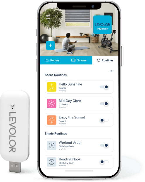 Motorized Window Blinds & Shades for Smart Homes | LEVOLOR