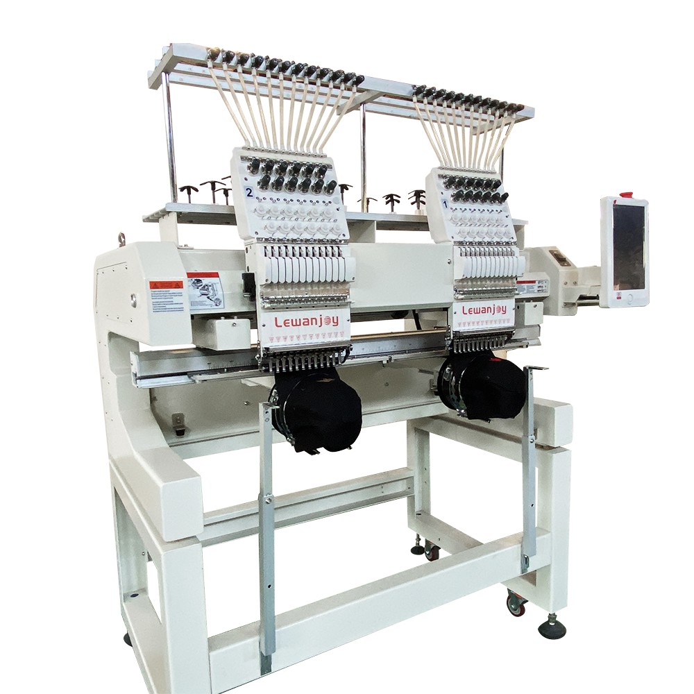 Two Heads 15 Needle China Supplier Industrial Computerized Embroidery