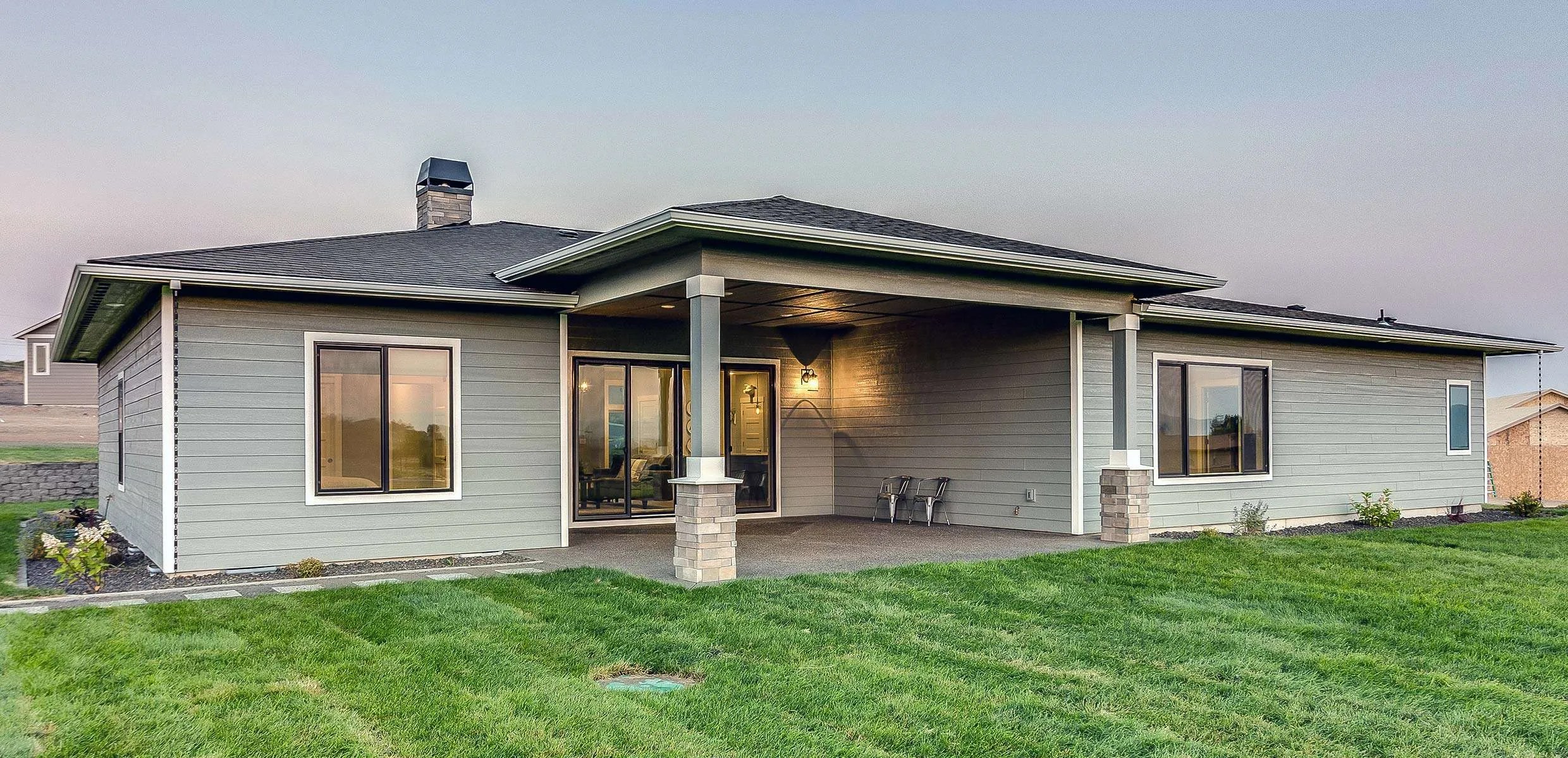 REDWOOD Floor Plan Prairie Style Designer Collection Lexar Homes