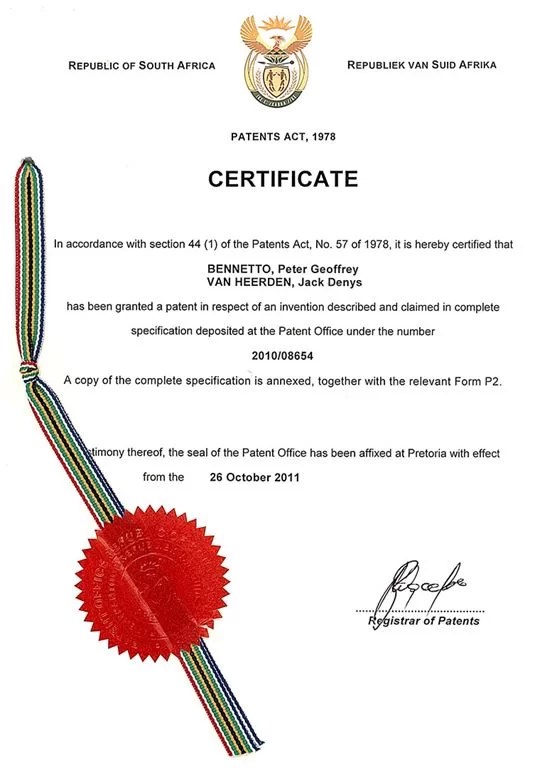South Africa Patent Lexgin