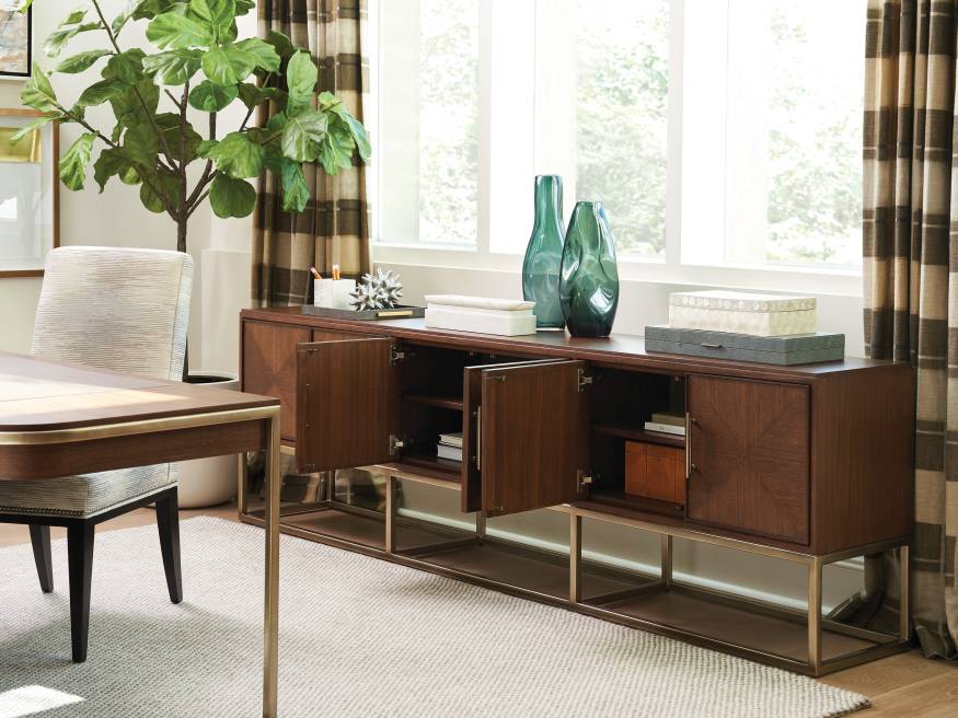 Cameron Long Media Console Lexington Home Brands