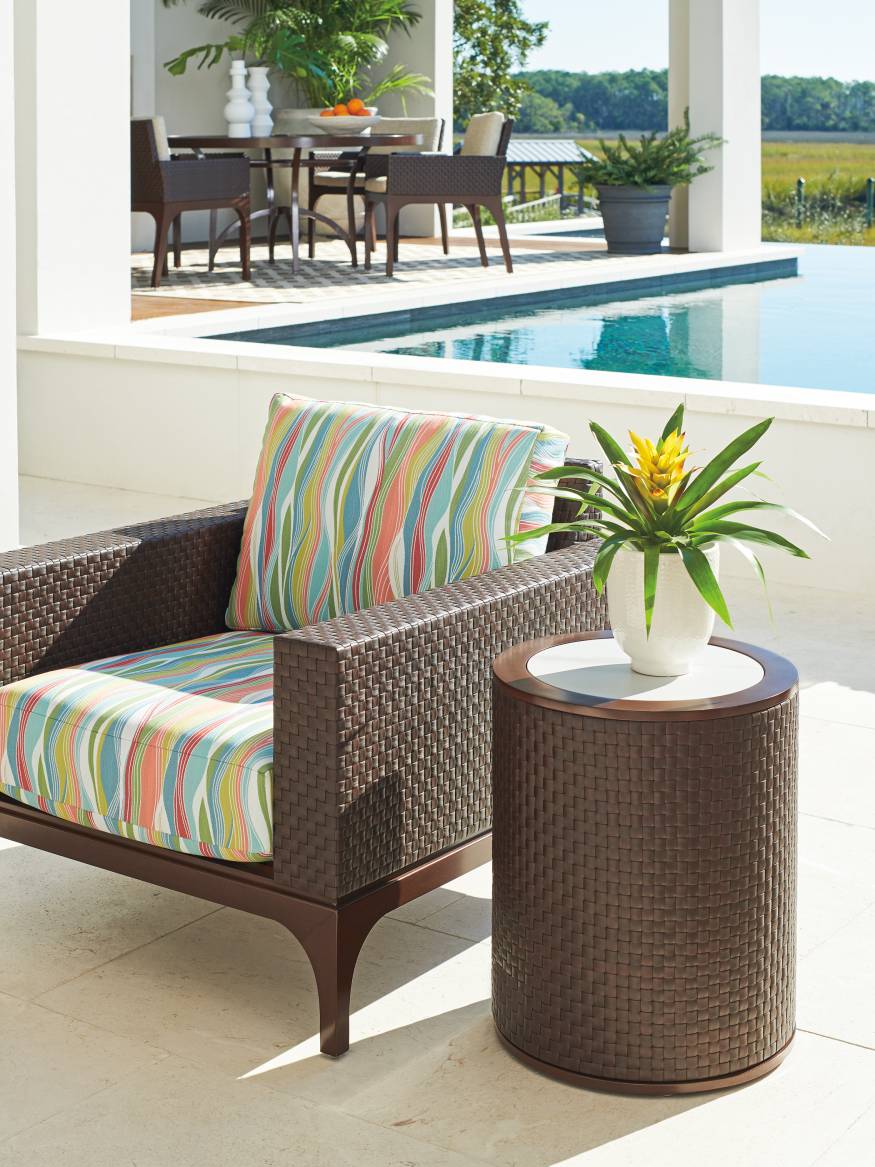 Round Accent Table Lexington Home Brands