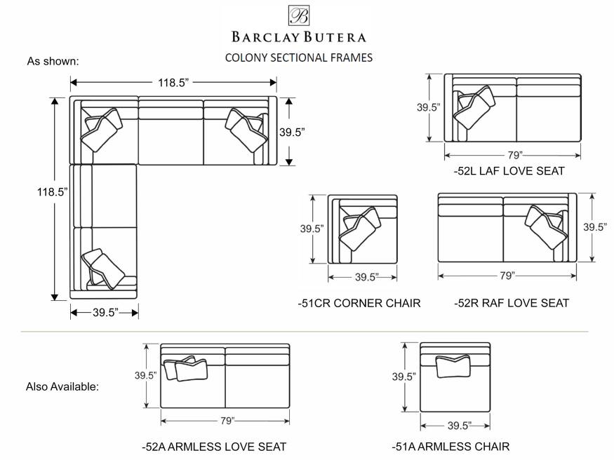 Colony Sectional Lexington Home Brands