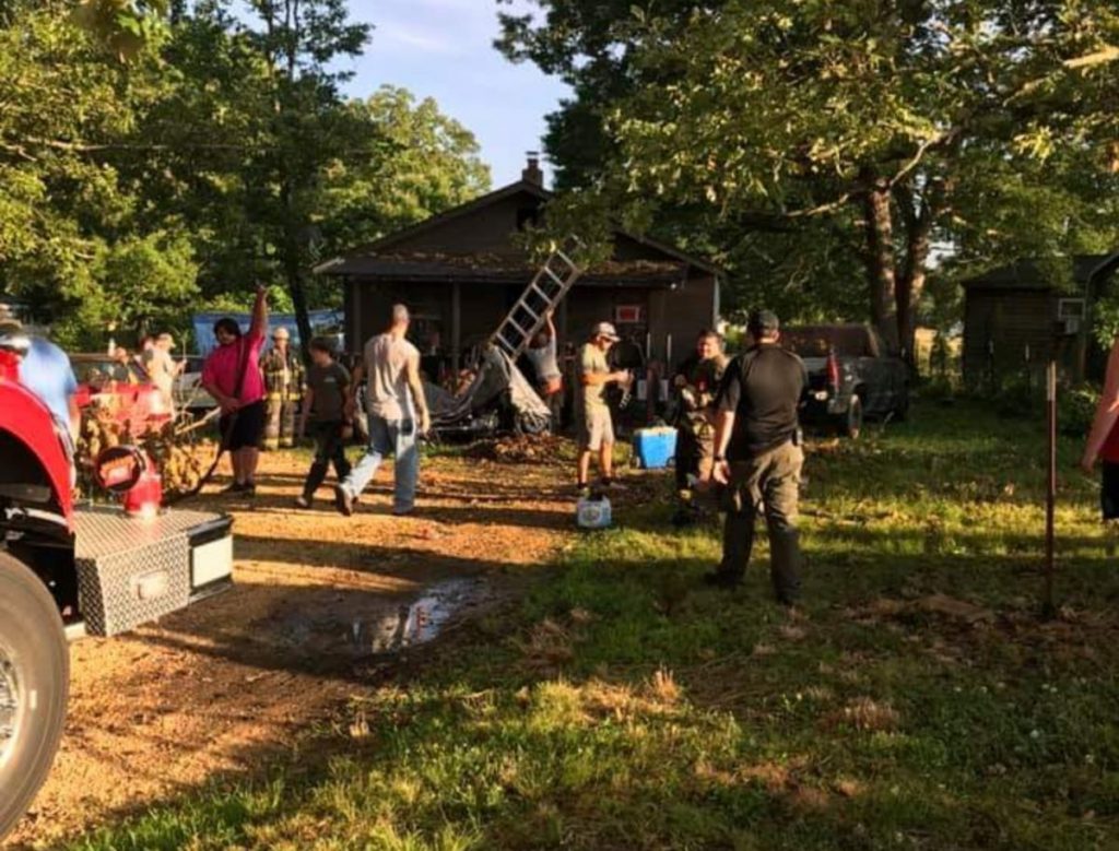 Structure Fire at Sand Ridge Lexington Progress