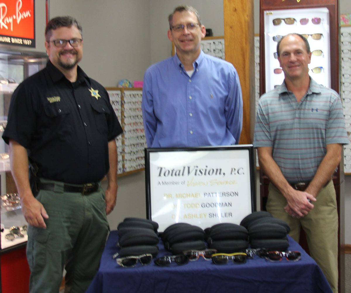HCSD Receives Polarized Sunglasses from Total Vision Lexington Progress