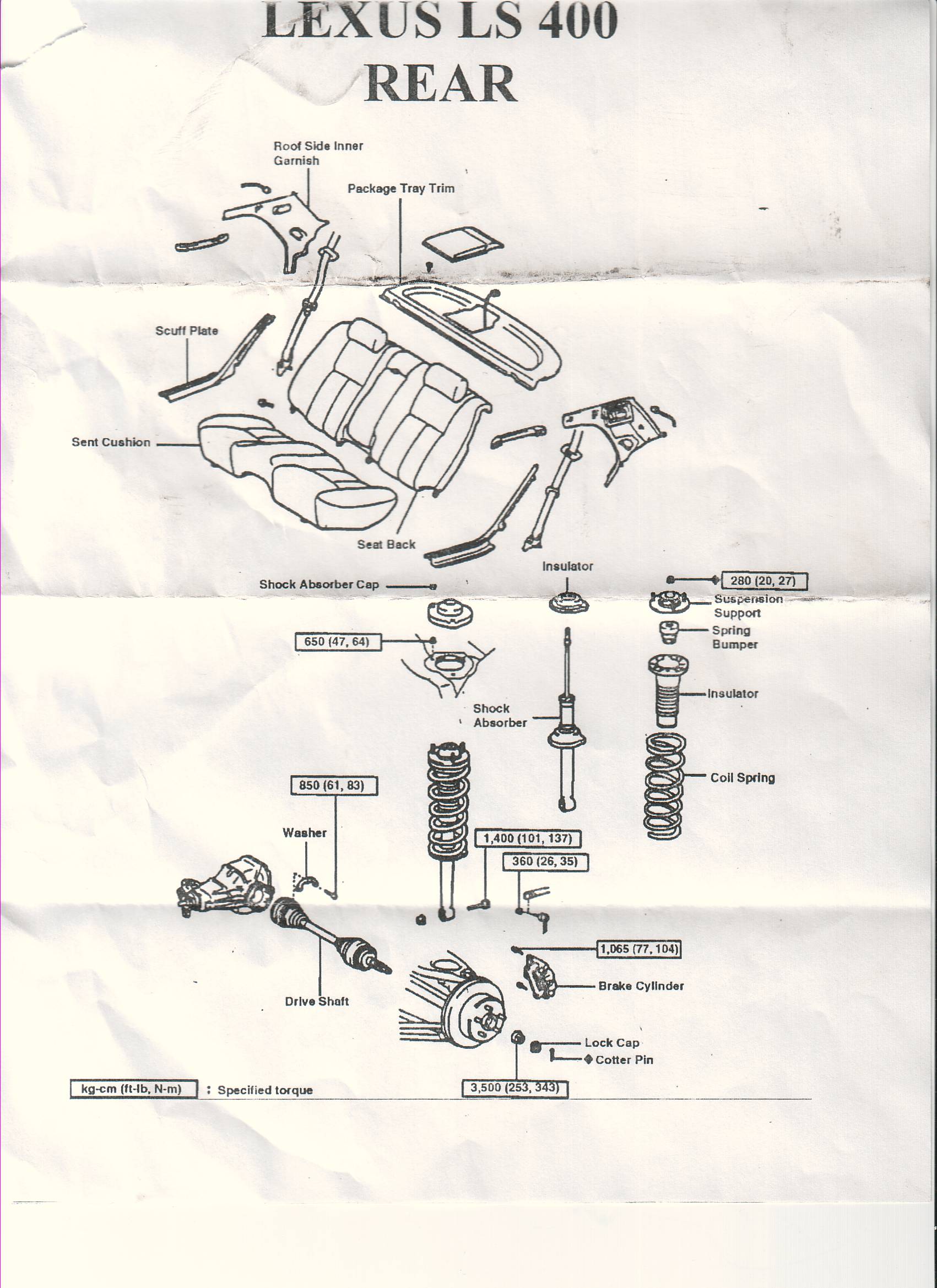 Lexus LS400 and Celsior Air Suspension Conversion Kit (Replacement
