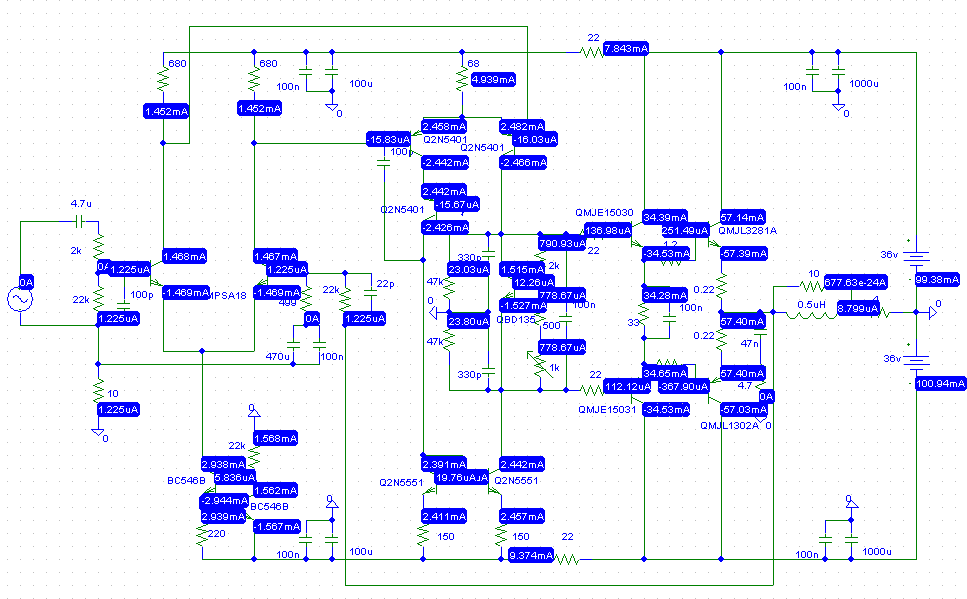 5000W Power Amplifier Circuit Diagram / Pcb Layout Super Ocl 500 Watt