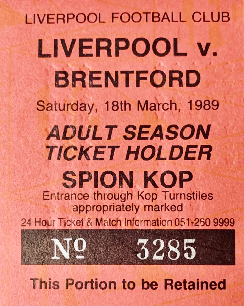 Matchdetails from Liverpool Brentford played on Saturday 18 March