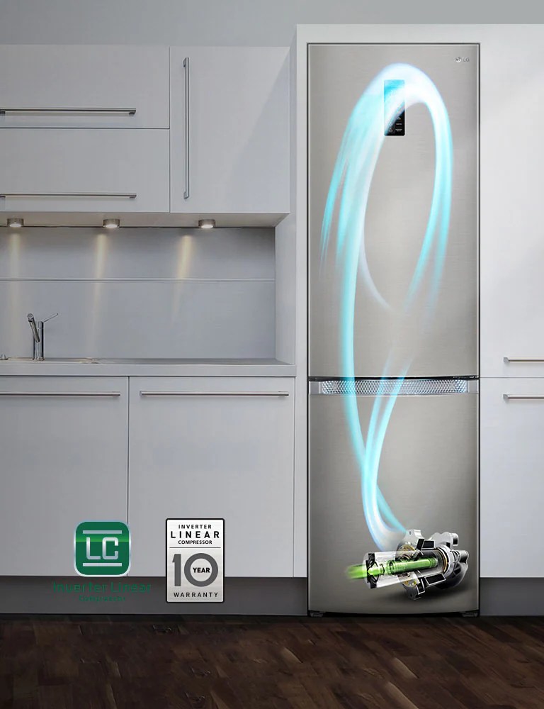 LG Bottom Freezer Refrigerator LG UAE