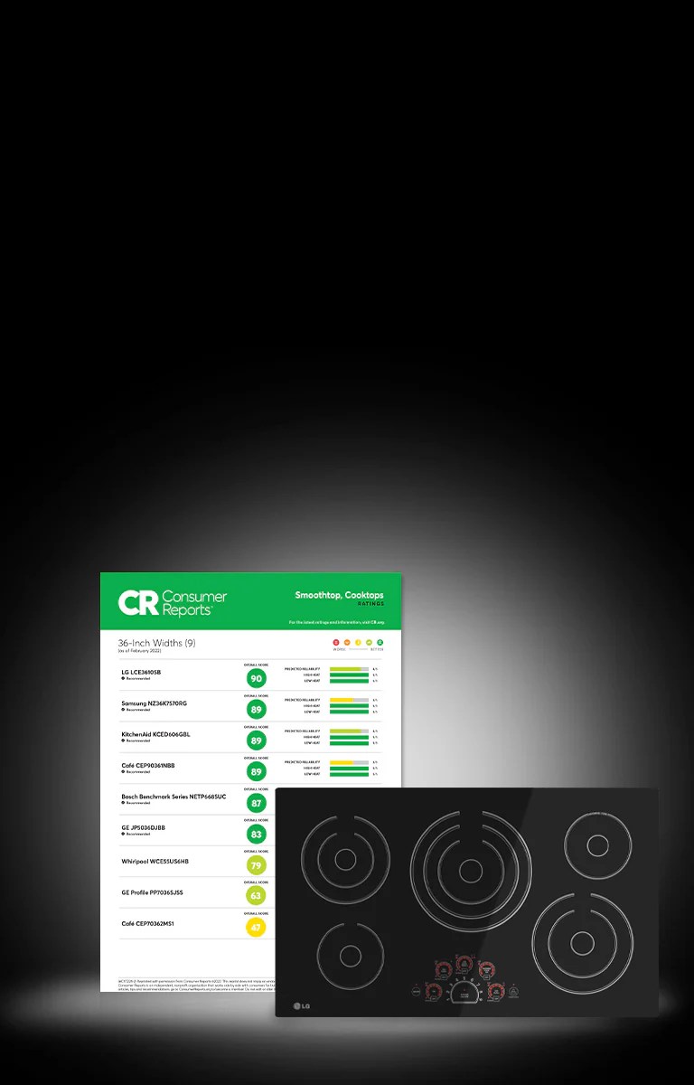 LG 36'' Electric Cooktop (LCE3610SB) LG USA