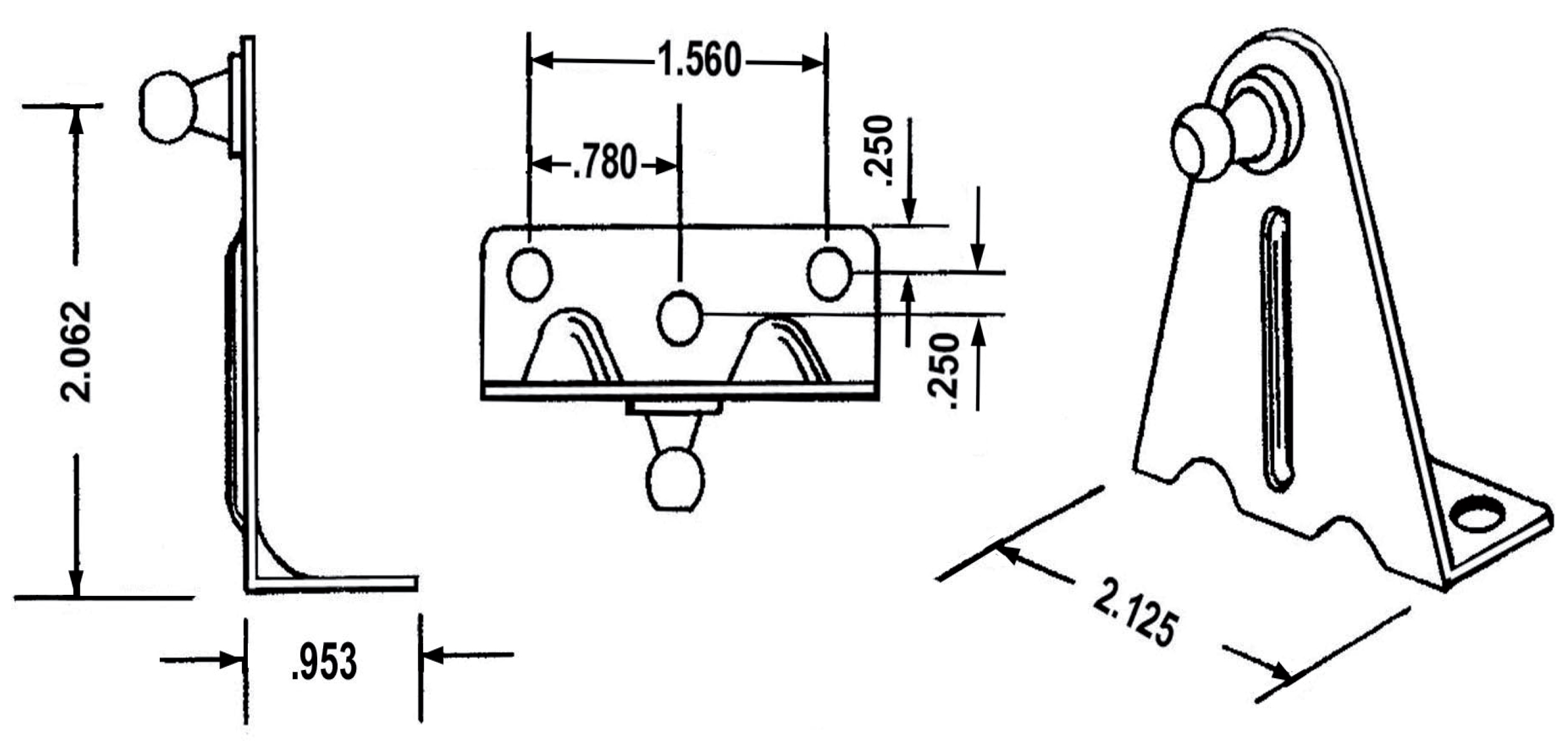 Left Hand Ball Socket Bracket 10mm LGM Hardware Ltd.