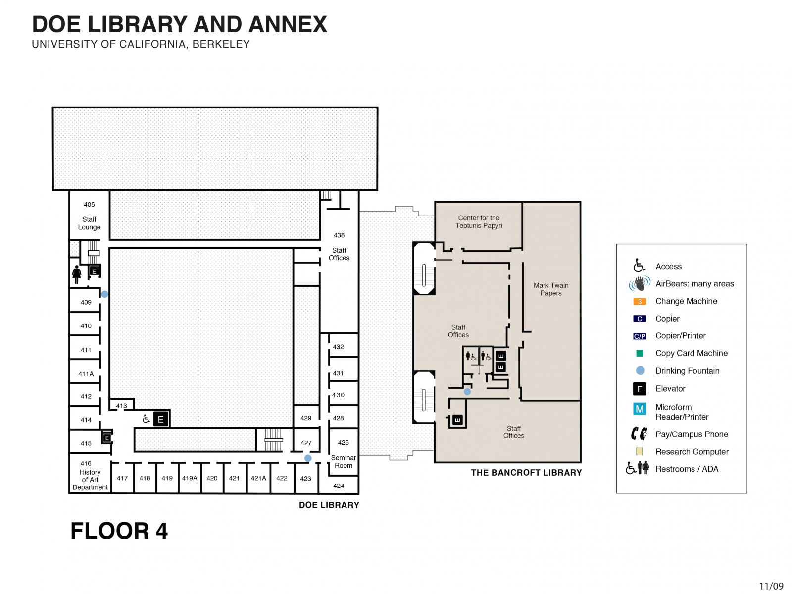 Floor Plans UC Berkeley Library