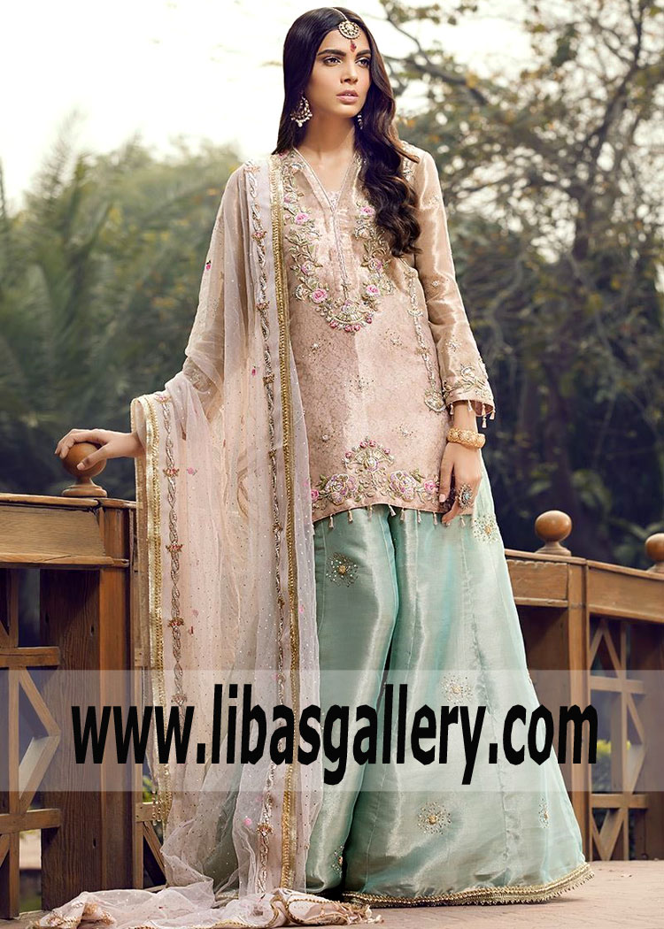Indian Pakistani Designer Farida Hasan Sharara Dresses Clermont Florida