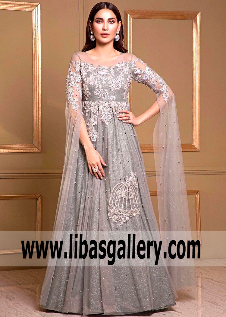 Pakistani Formal Party Dresses Dallas Texas TX US Long Gown for Wedding