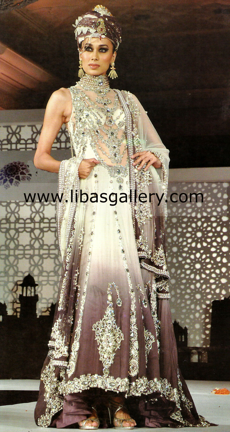 Bridal Dresses in Addison Illinois USA Indian Bridal Sharara By Manish