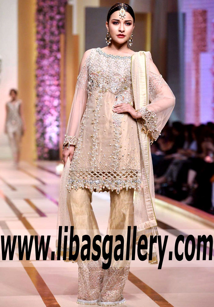 Asifa & Nabeel Designer luxury Party Outfit QHBCW 2017 Asian Party