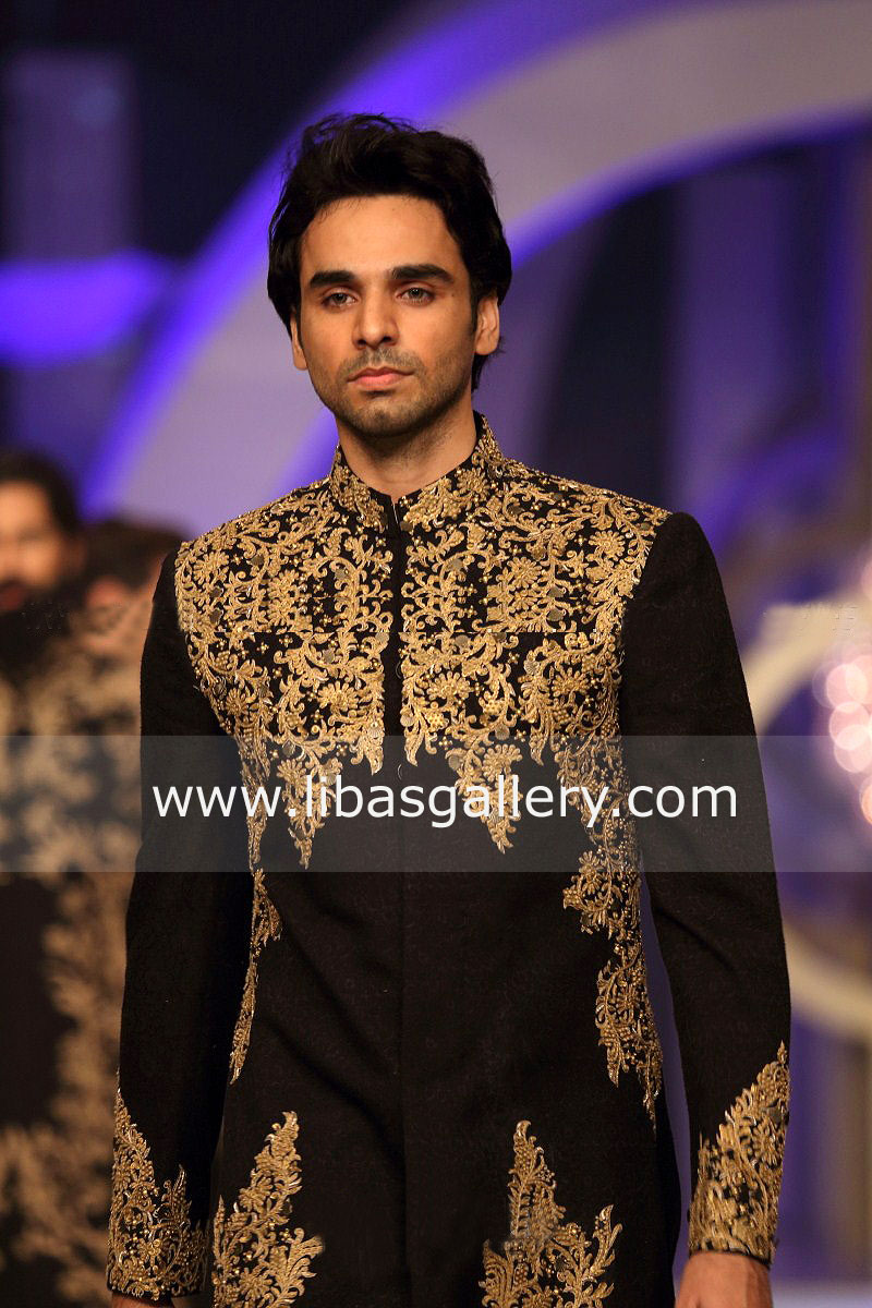 Men Sherwanis Groom Wedding Dress Designers HSY PFDC LOreal Paris