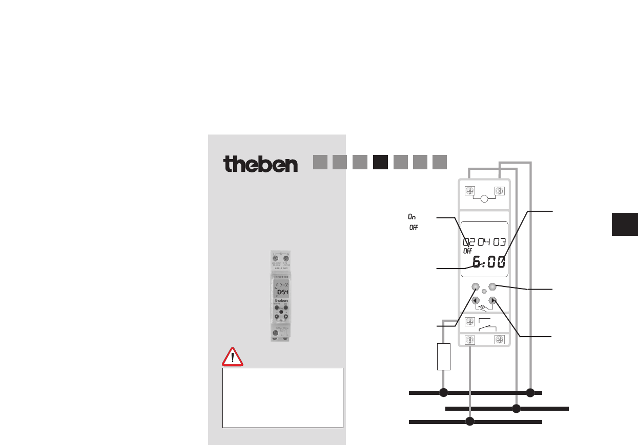Bedienungsanleitung Theben TR 608 topTERMINA REG 1 TE (Seite 1 von 7