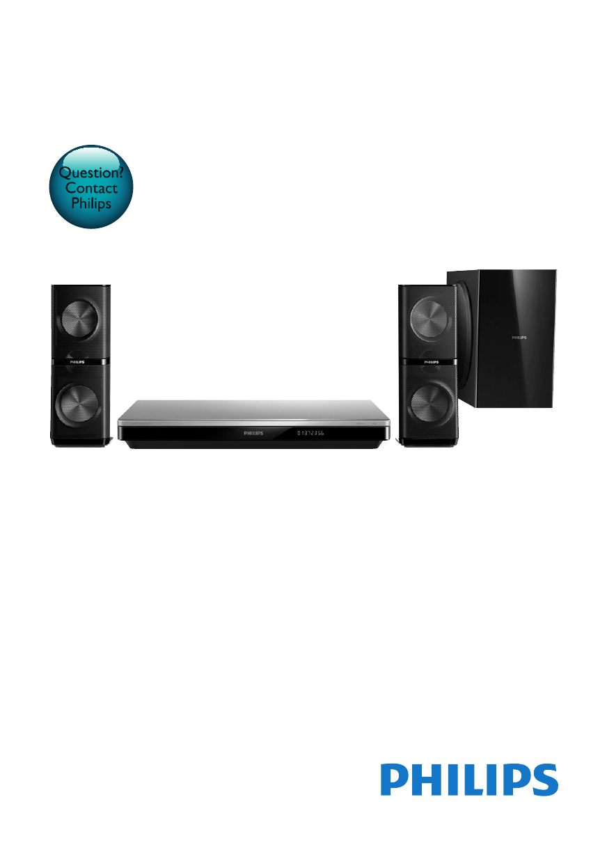 Bedienungsanleitung Philips HTB6251D (Seite 1 von 12) (Deutsch