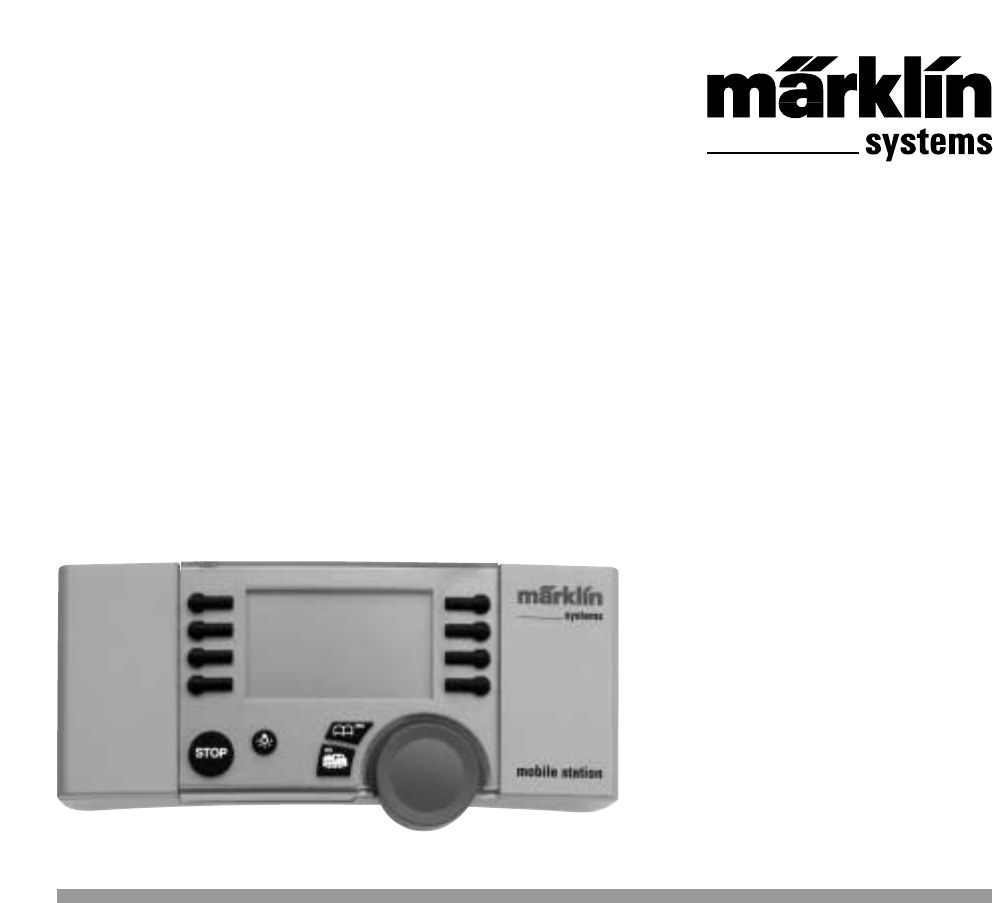 Bedienungsanleitung Marklin Mobile Station 60652 (Seite 1 von 28