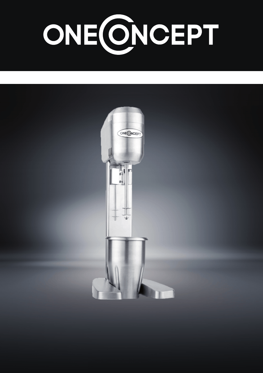 Bedienungsanleitung OneConcept DMB DrinkMixer 10026883 (Seite 1 von