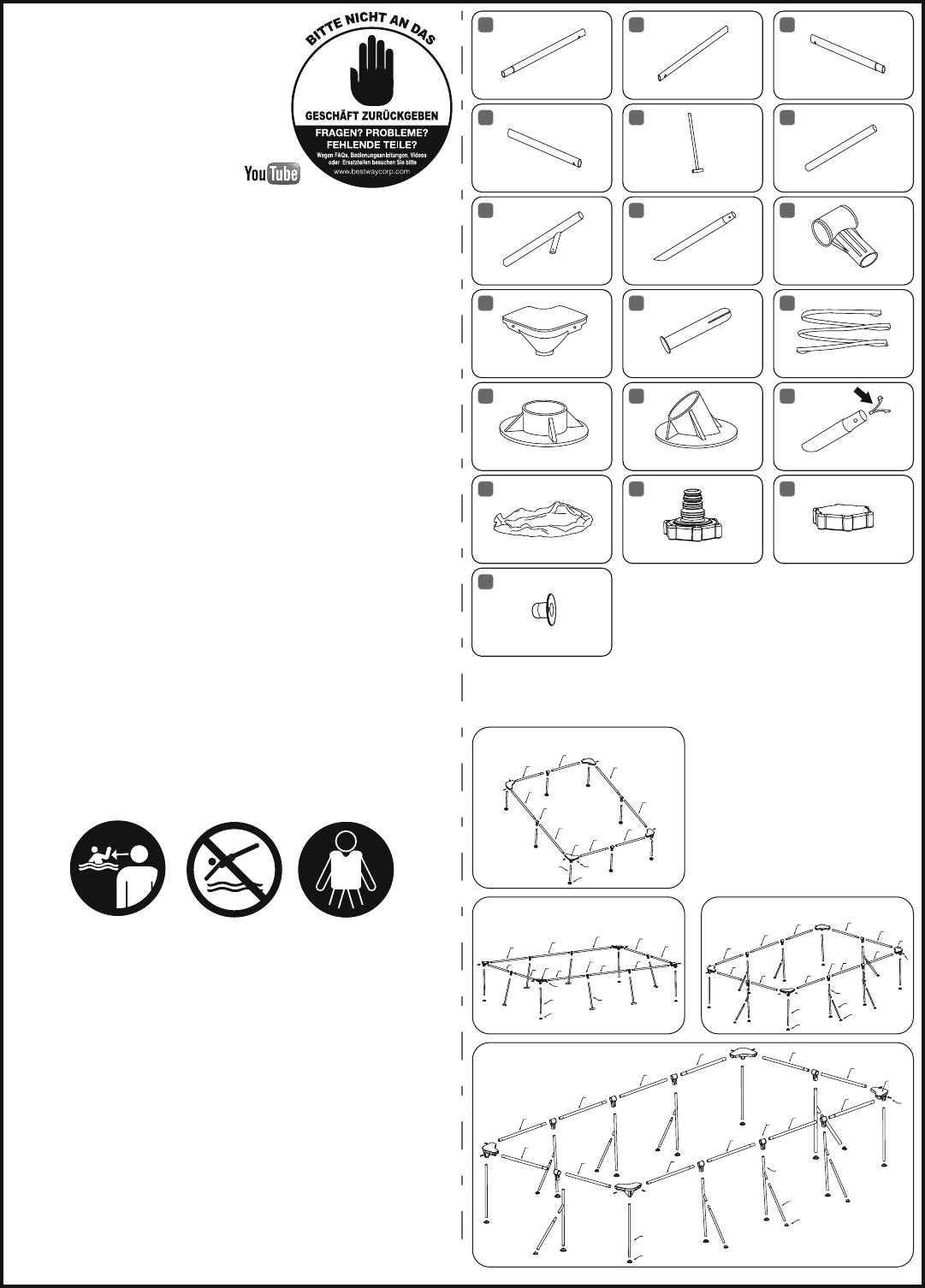 Bedienungsanleitung Bestway 56425 (Seite 1 Von 6) (Deutsch)