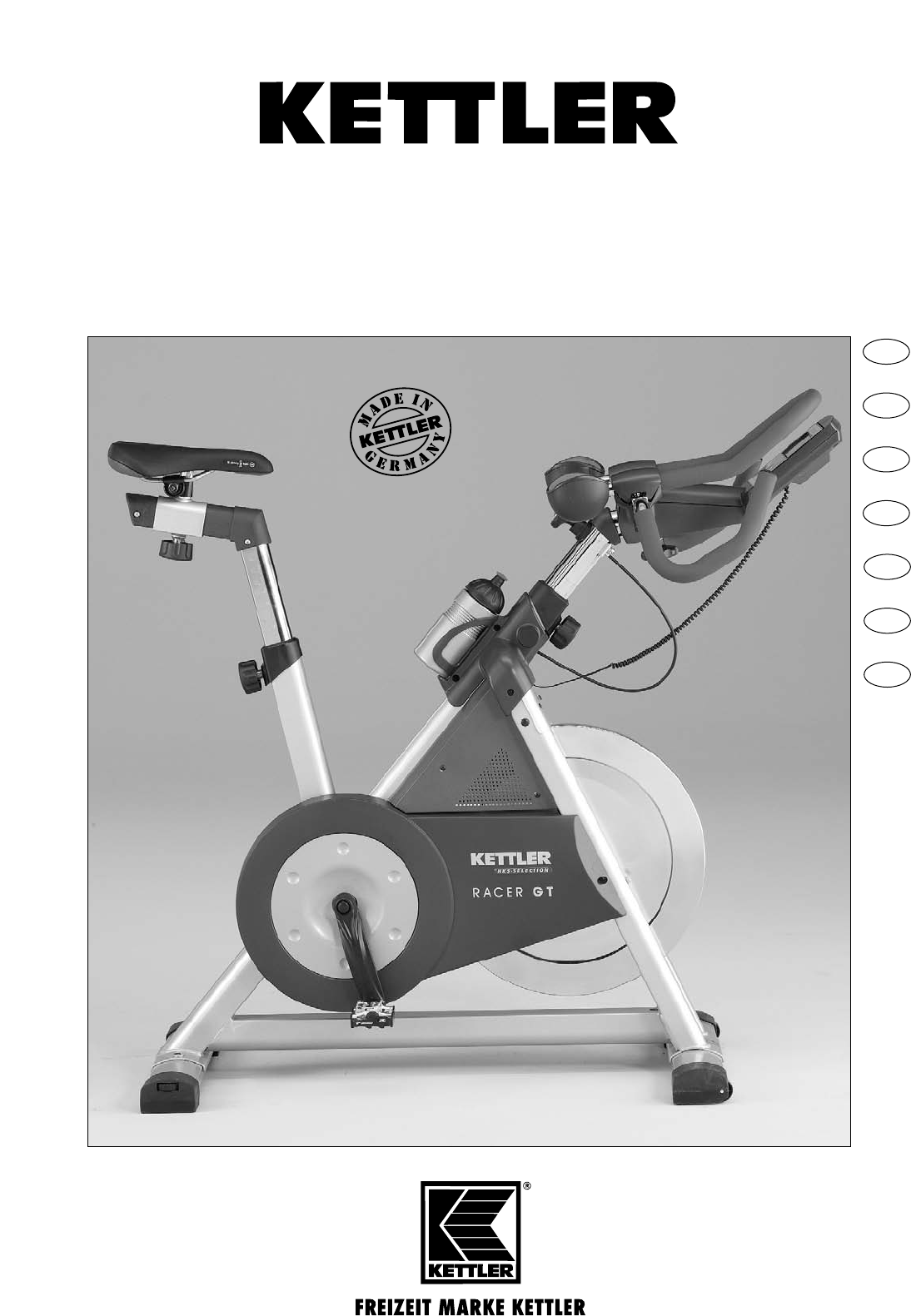 Bedienungsanleitung Kettler Racer GT 07938290 (Seite 1 von 24