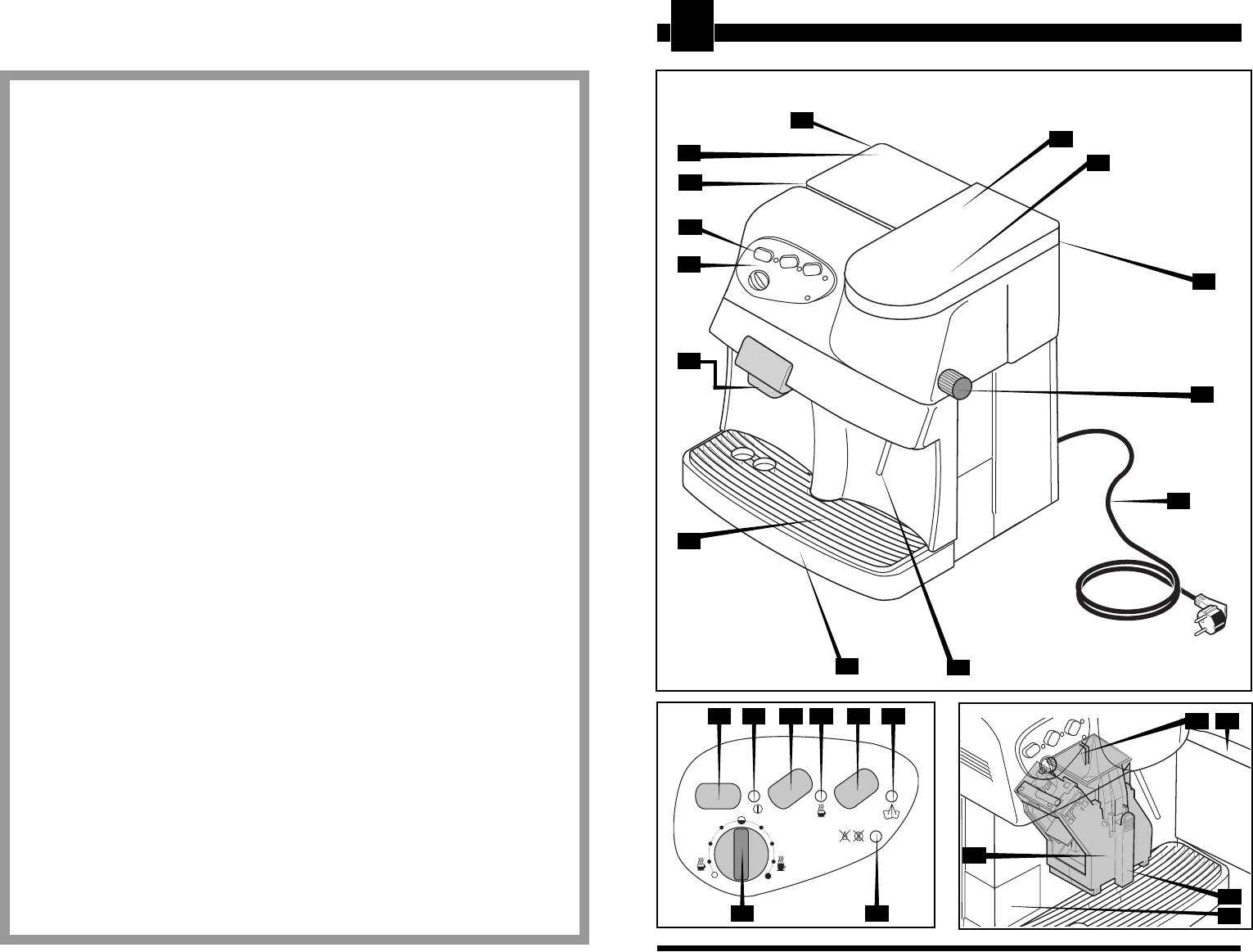 Bedienungsanleitung Saeco vienna de luxe (Seite 2 von 54) (Deutsch