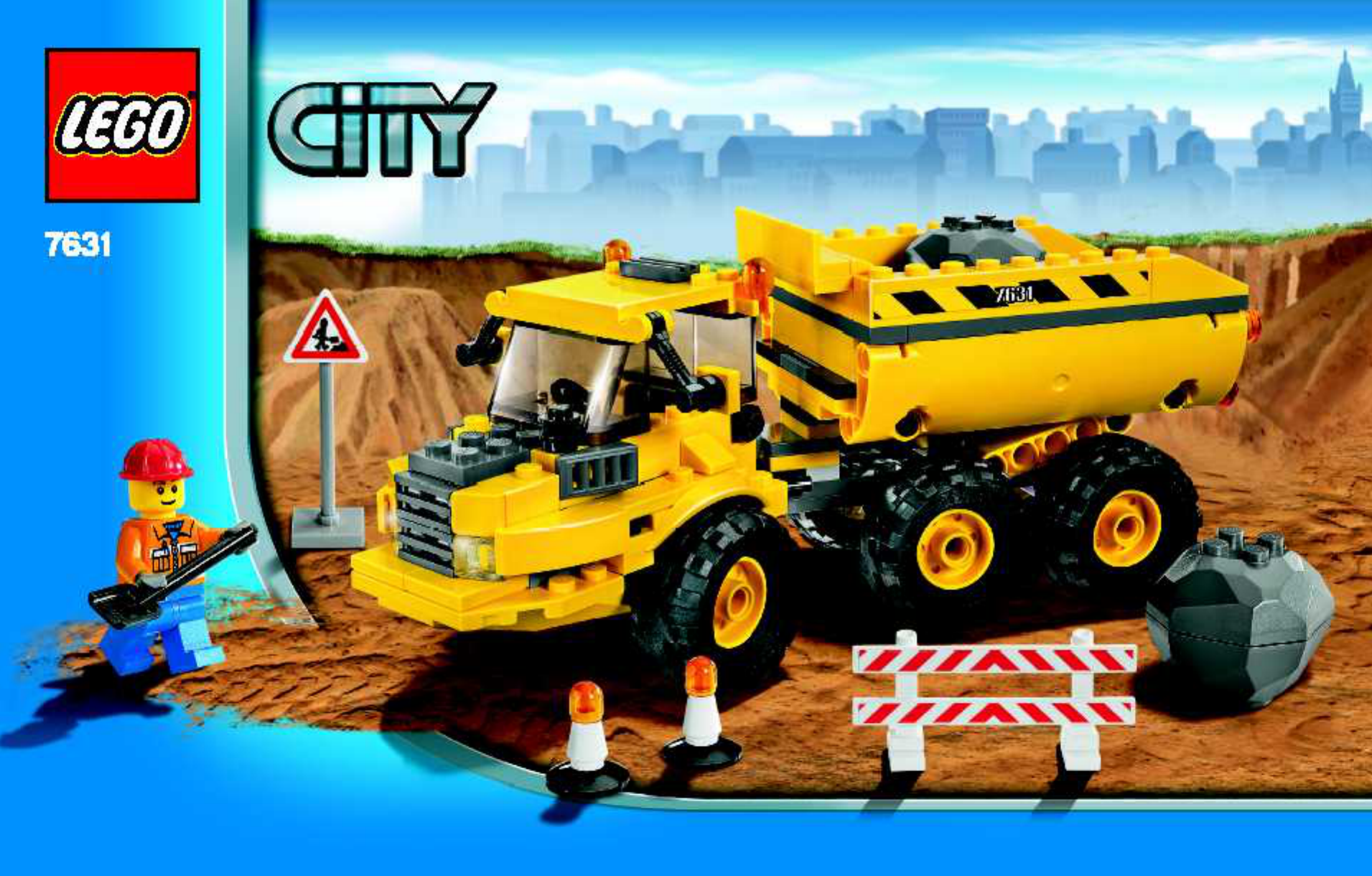 Bedienungsanleitung Lego City Construction Dump Truck 7631 (Seite 1