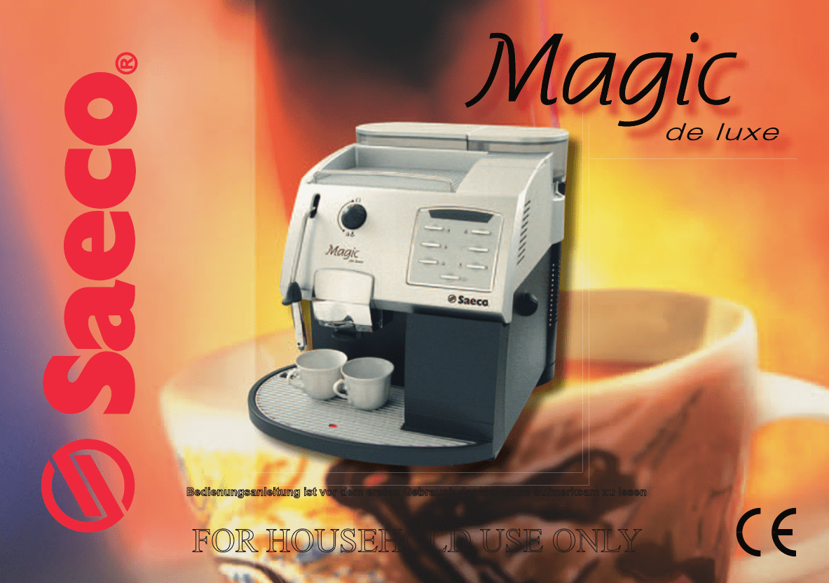 Bedienungsanleitung Saeco Magic de Luxe new (Seite 1 von 16) (Deutsch)