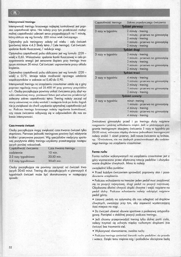BEDIENUNGSANLEITUNG KETTLER CTR1 PDF