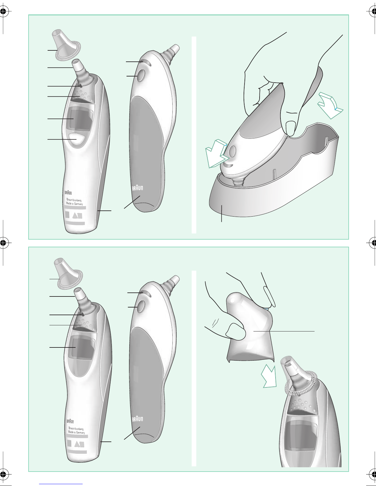 Bedienungsanleitung Braun Thermoscan Type 6022 (Seite 3 von 86) (Englisch)