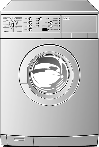 Bedienungsanleitung AEG Lavamat 72700 (Seite 1 von 40) (Deutsch)