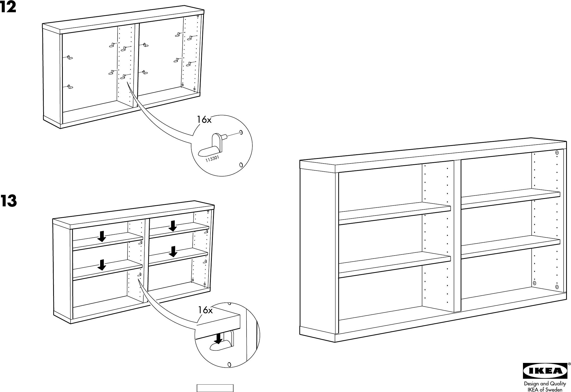 Bedienungsanleitung Ikea Besta Wandplank (Seite 1 von 8) (Deutsch